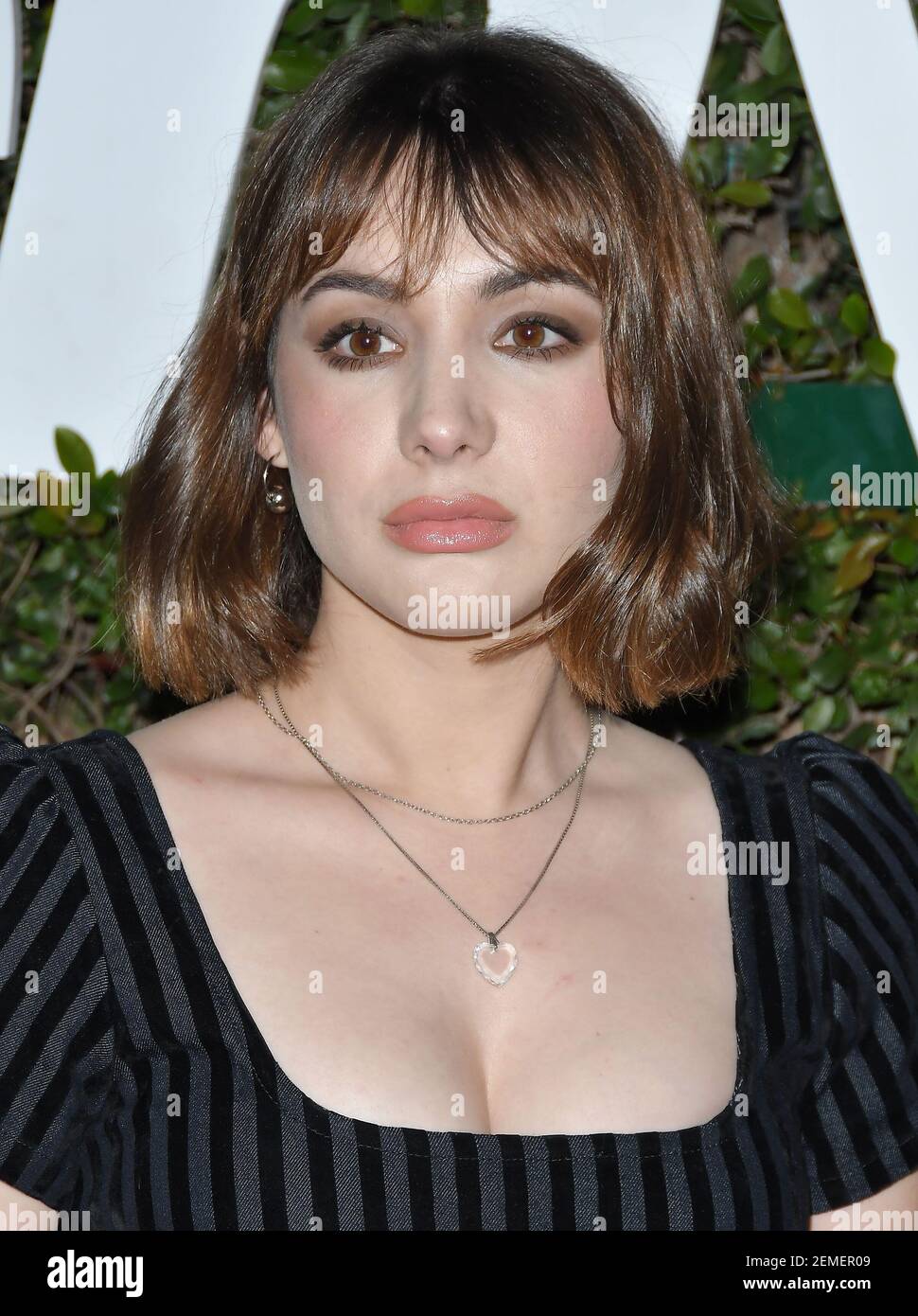 Hannah Marks Arrives At Teen Vogue S 19 Young Hollywood Party Held At The Los Angeles Theatre In Los Angeles Ca On Friday February 15 19 Photo By Sthanlee B Mirador Sipa Usa Stock
