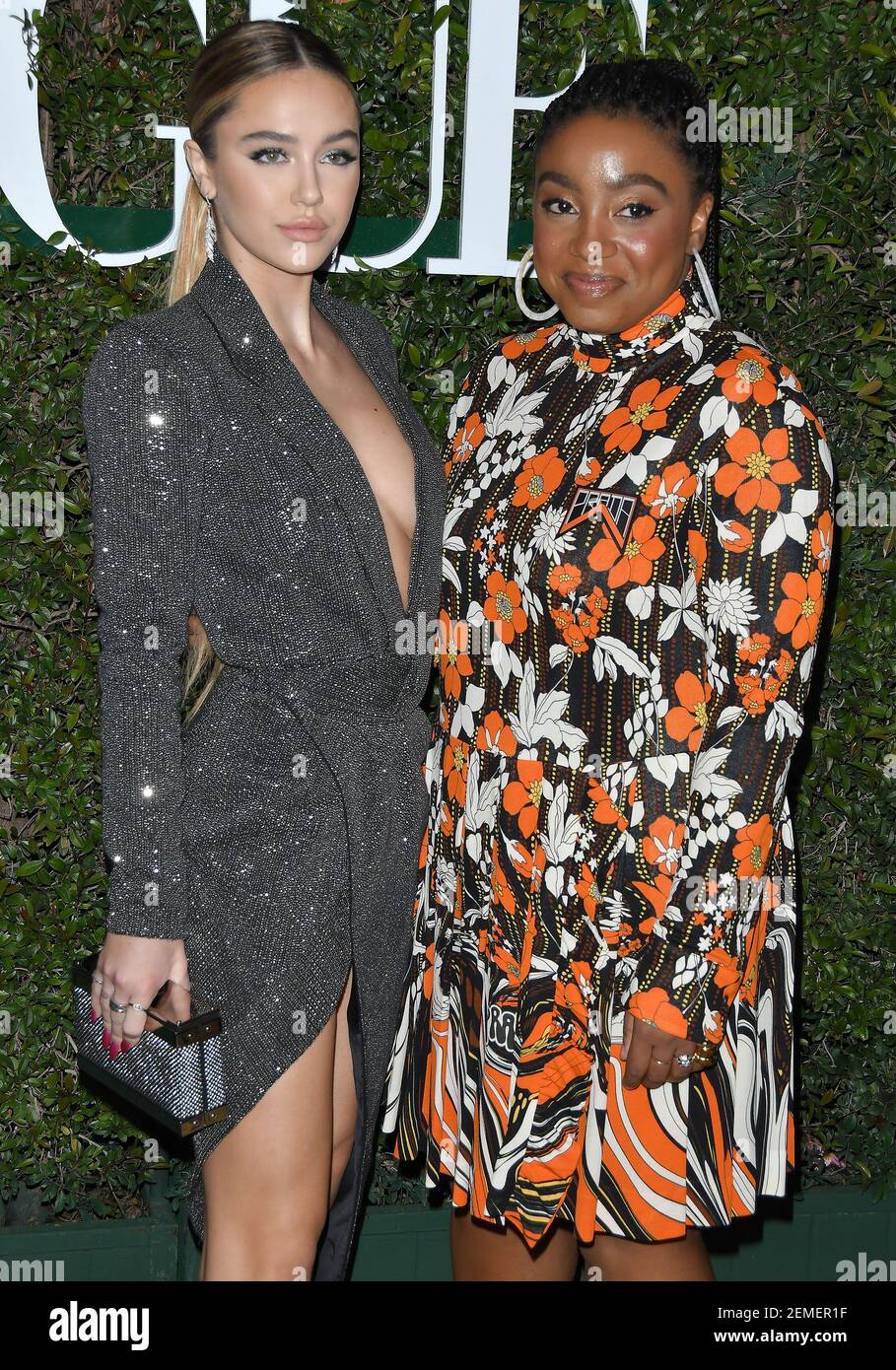 (L-R) Delilah Hamlin and Lindsay Peoples Wagner at Teen Vogue's 2019