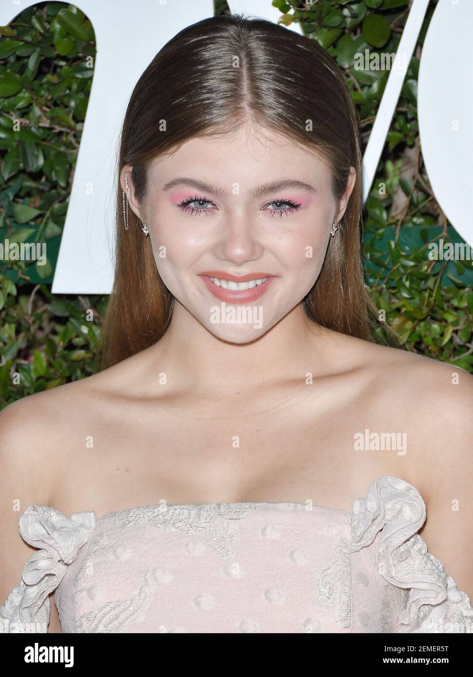 Kerri Medders arrives at Teen Vogue's 2019 Young Hollywood Party held