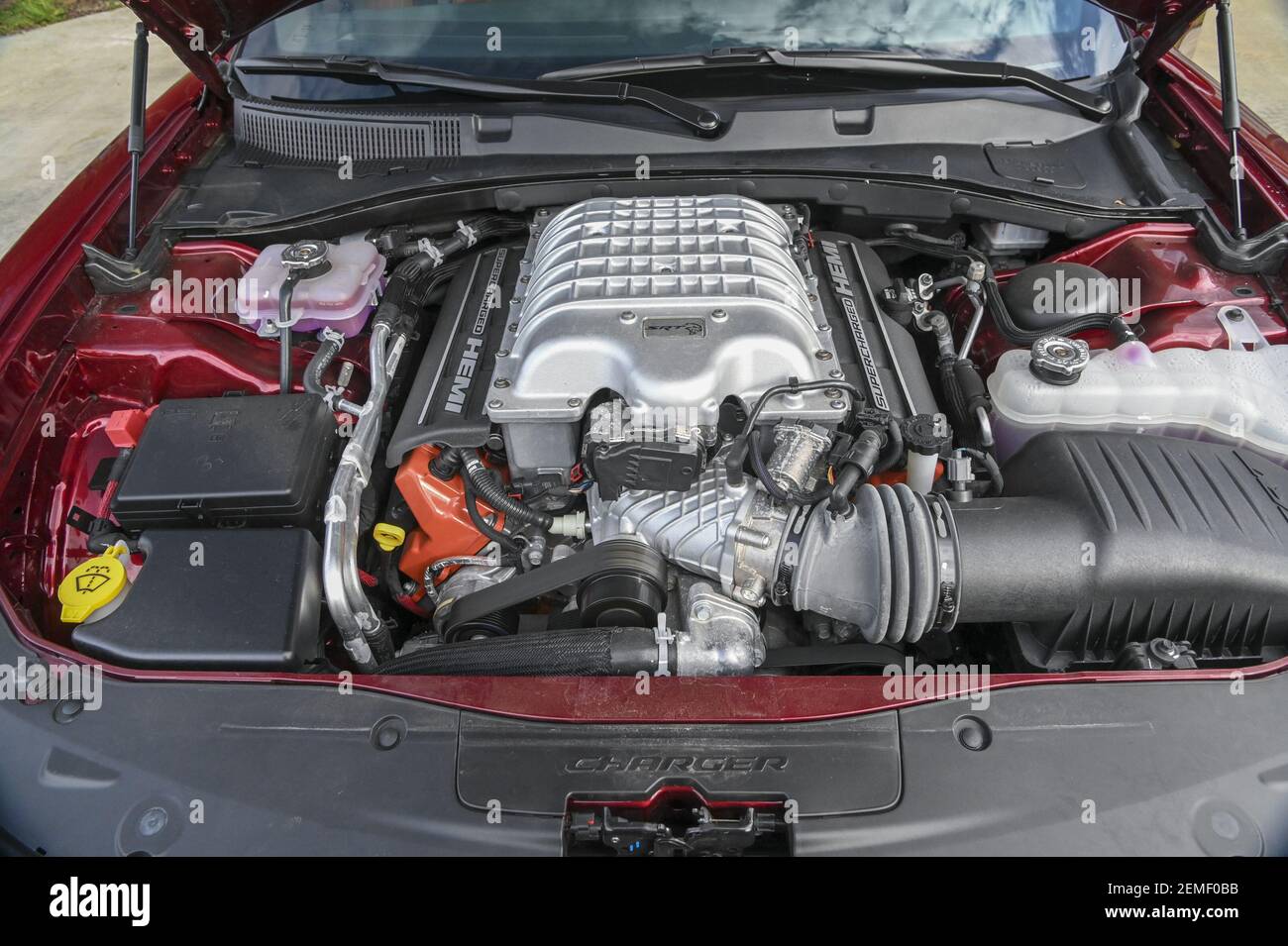 Feb 11, 2019: 2018 Dodge Charger SRT Hellcat 6.2L Supercharged HEMI engine  Albert Pena/(Photo by Albert Pena/CSM/Sipa USA Stock Photo - Alamy