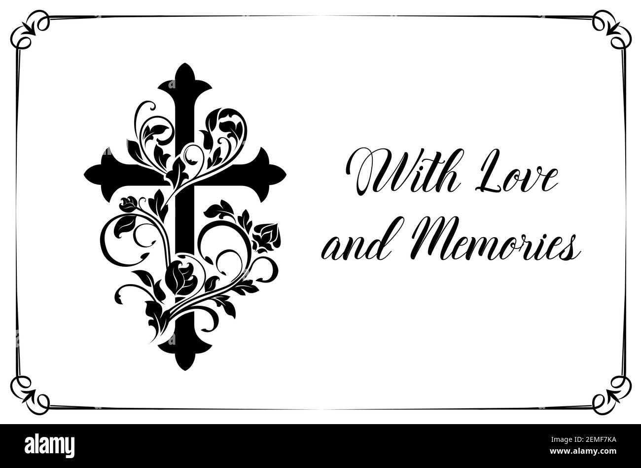 Flourished cross