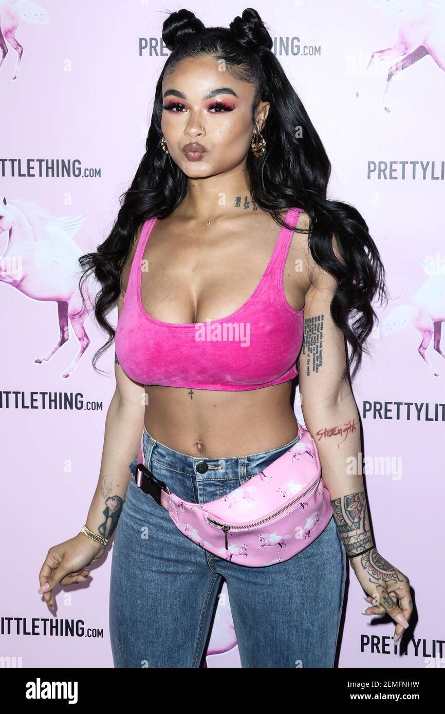 LOS ANGELES, CA, USA - FEBRUARY 20: Actress India Love (India Westbrooks)  arrives at the PrettyLittleThing Los Angeles Office Opening Party held at  the PrettyLittleThing Los Angeles Office on February 20, 2019