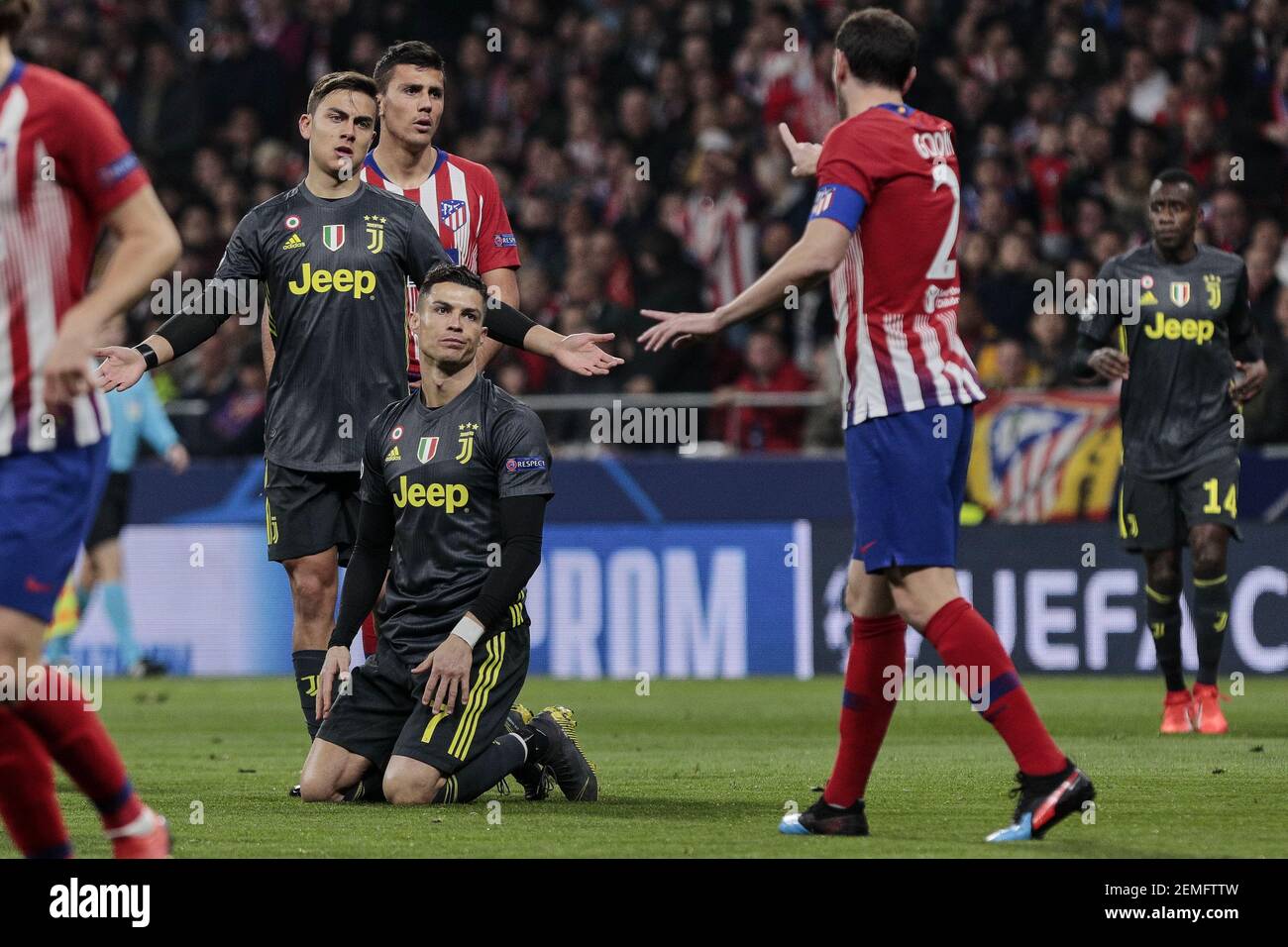 Atletico de Madrid s XXX and Juventus XXX during UEFA Champions  