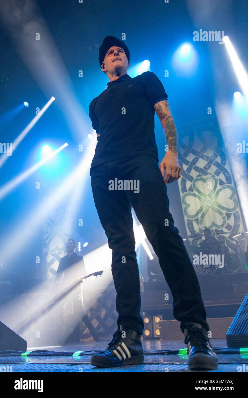 Al Barr of Dropkick Murphys during the St. Patrick