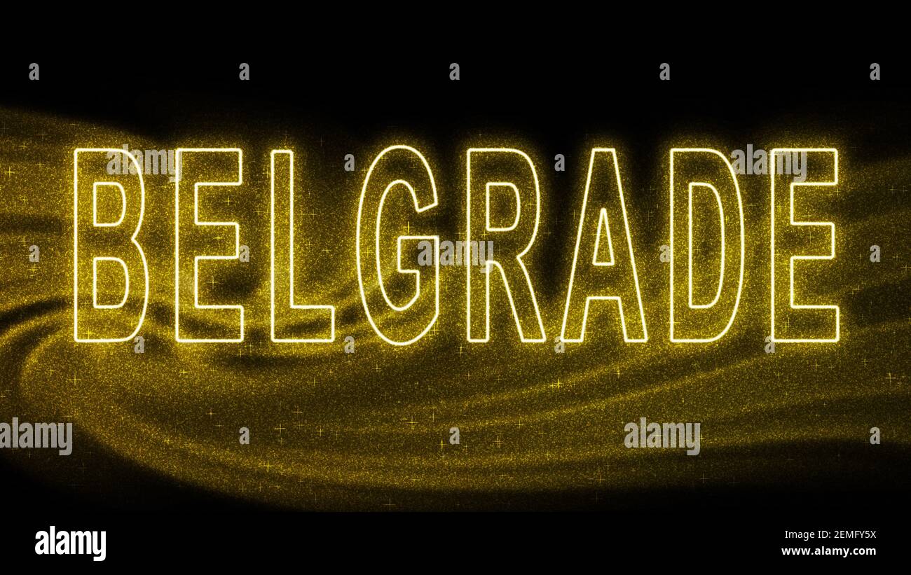 Belgrade Gold glitter lettering, Belgrade Tourism and travel, Creative ...