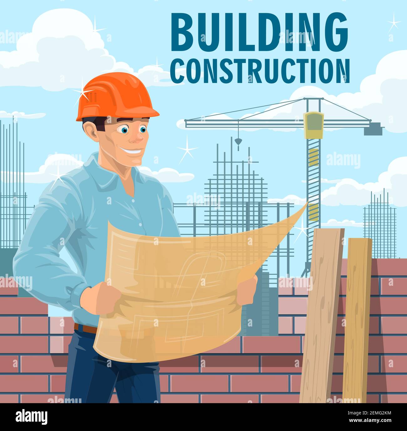 Building construction engineer, architect or contractor. Engineer in