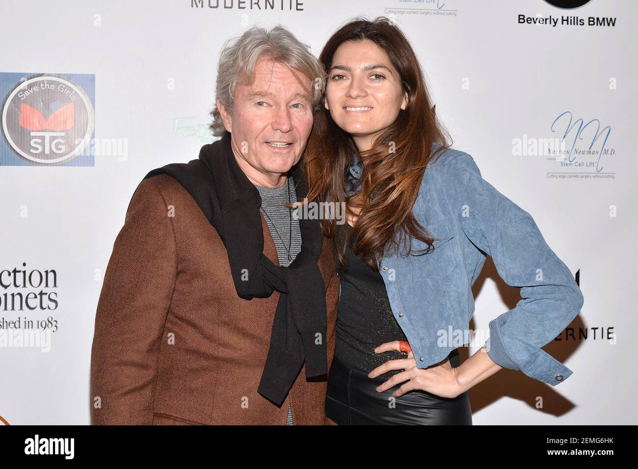 (L-R) John Savage and Blanca Blanco attend the Rafi's Gifting Lounge at