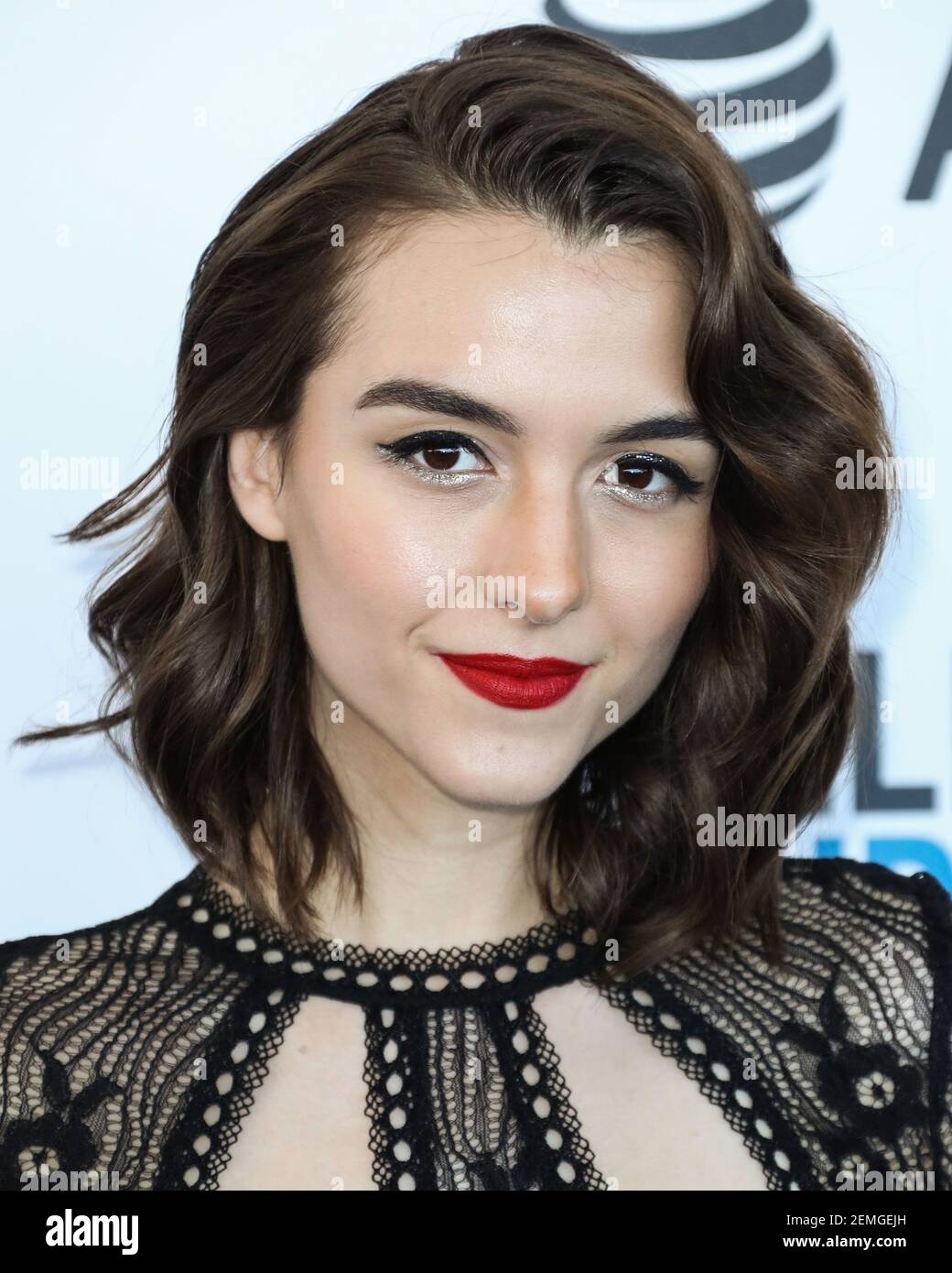 SANTA MONICA, LOS ANGELES, CA, USA - FEBRUARY 23: Actress Quinn
