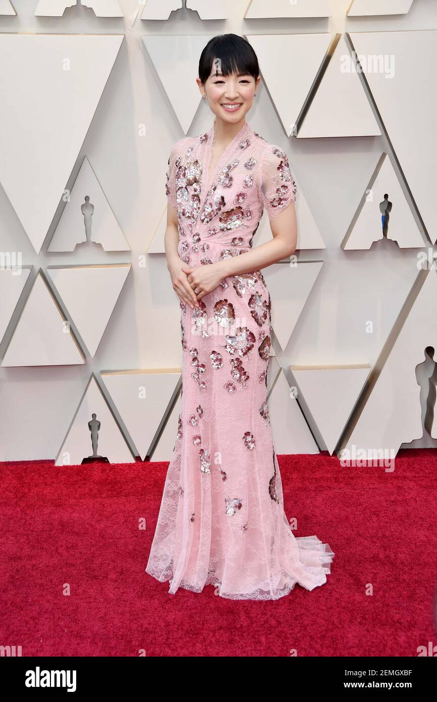 Marie Kondo walking on the red carpet at the 91st Academy Awards Oscars