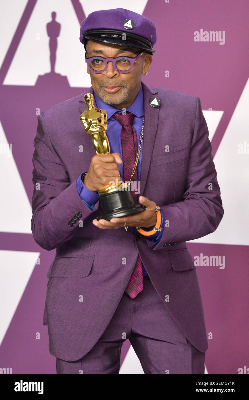 Spike Lee, winner of Best Adapted Screenplay for 'BlacKkKlansman