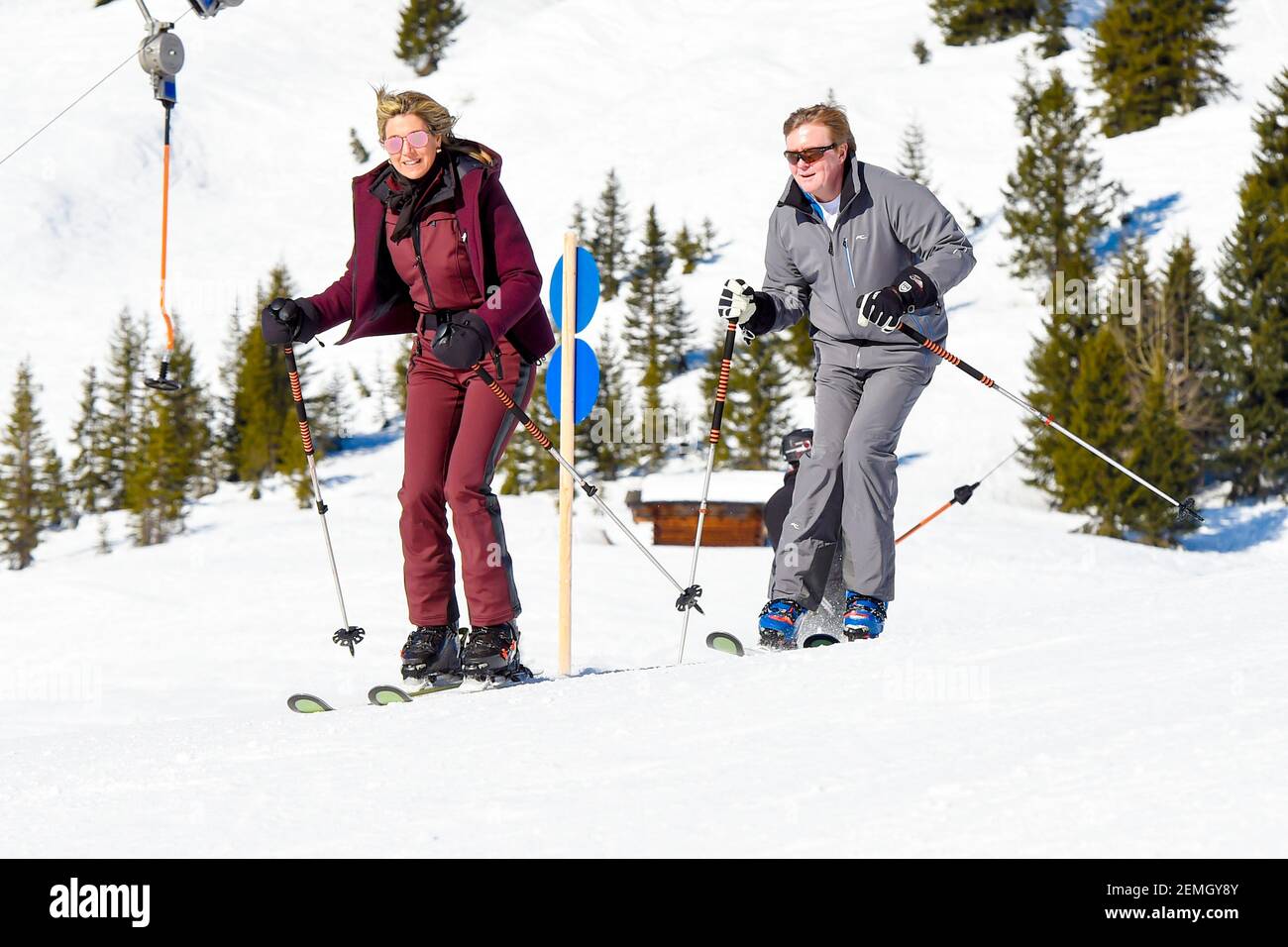 King Willem-Alexander, Queen Maxima during the annual winter Royal ...