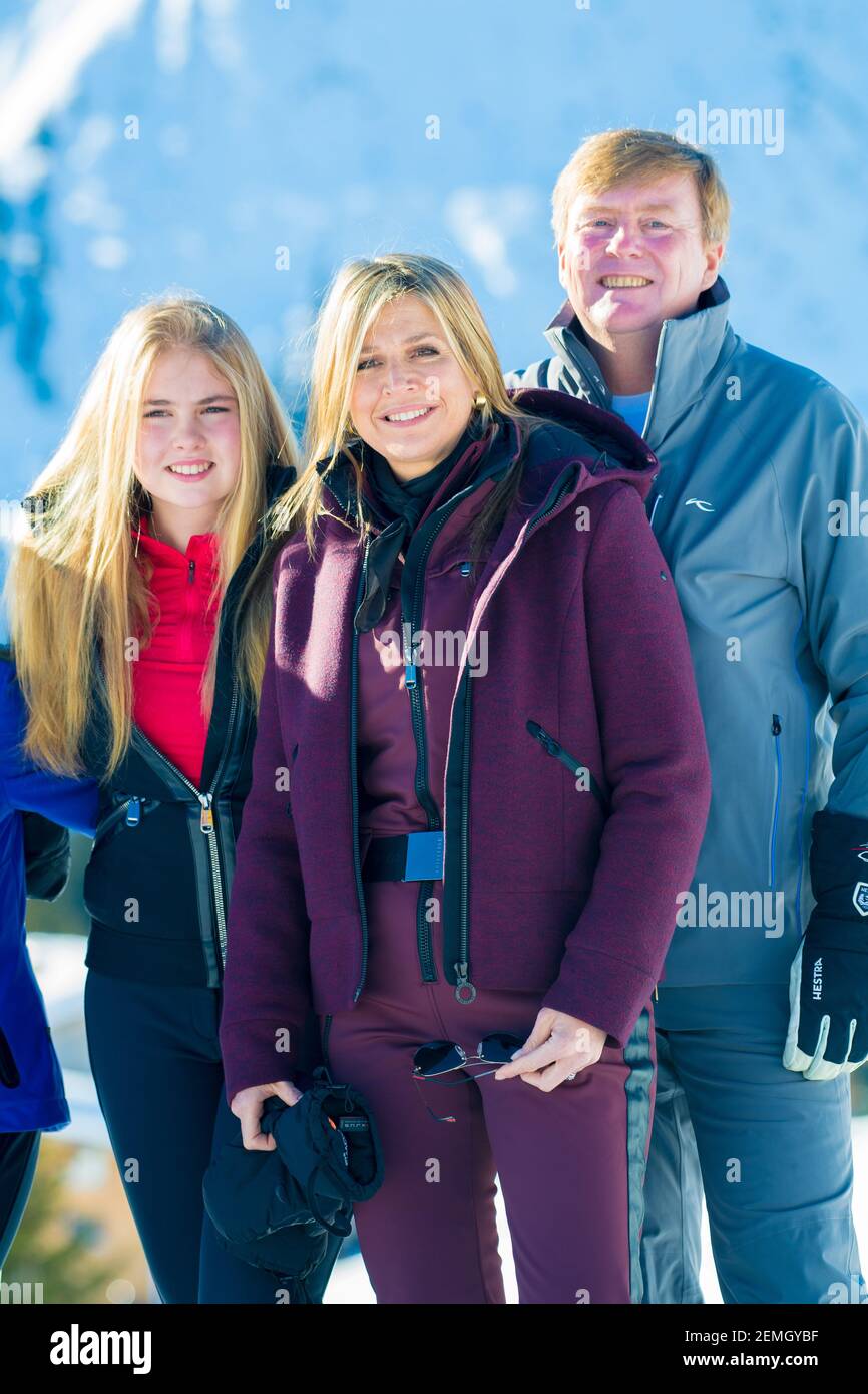 King Willem-Alexander and Queen Maxima with Princess Amalia during the ...