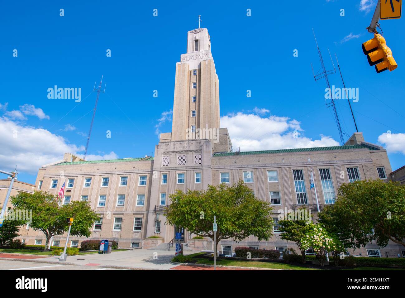 Pawtucket city hall on Roosevelt Avenue in downtown Pawtucket, Rhode