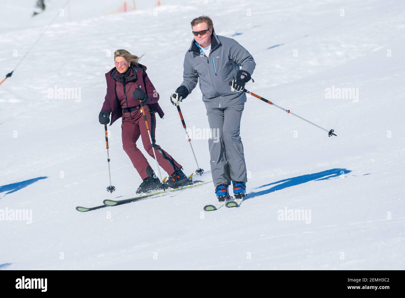 King Willem-Alexander and Queen Maxima during the annual winter Royal ...