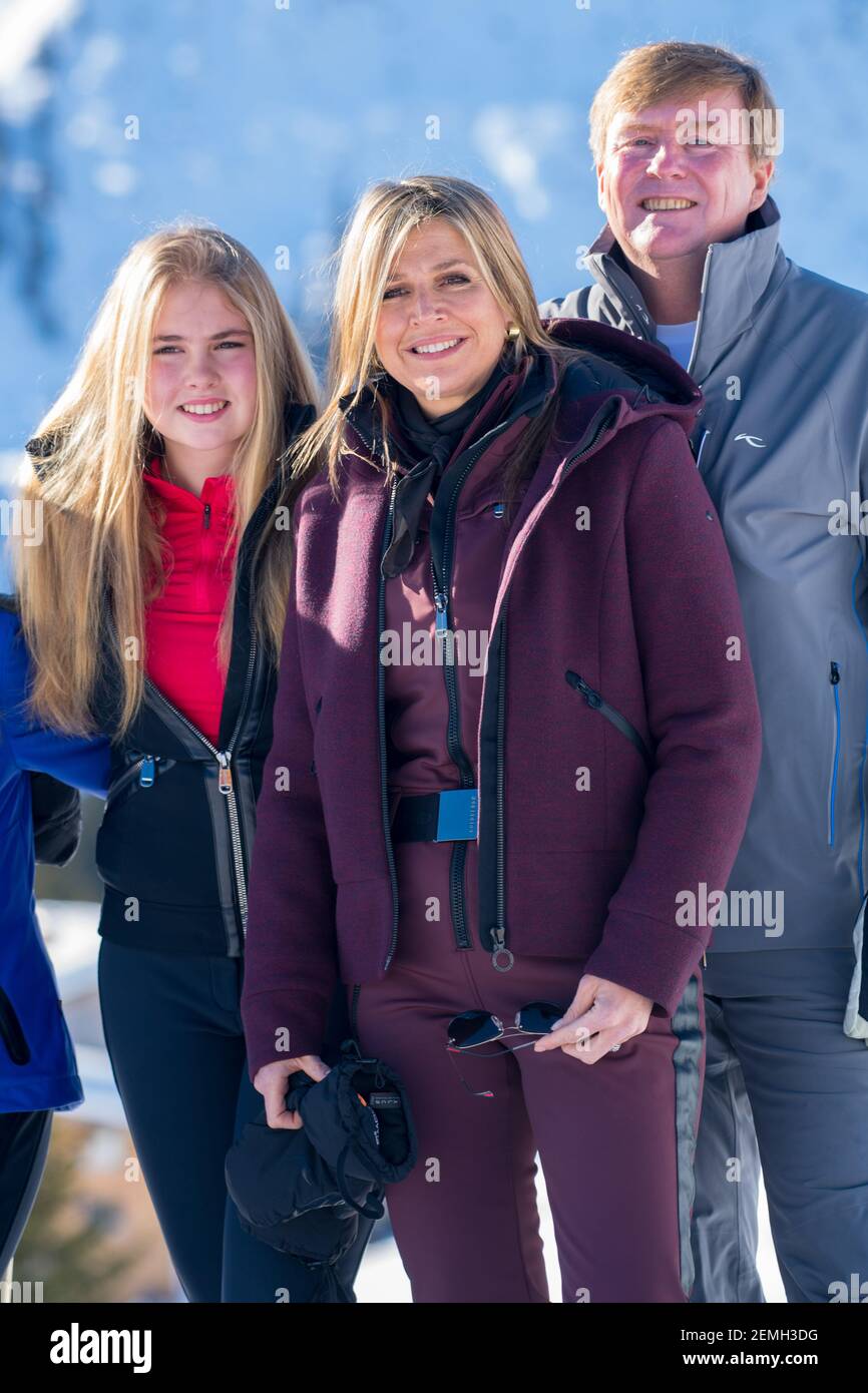 King Willem-Alexander, Queen Maxima and Princess Amalia during the ...
