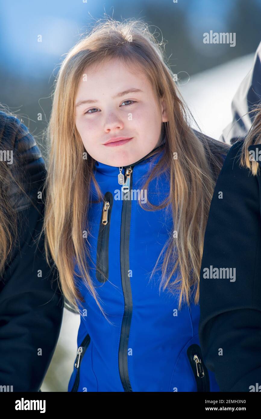 Princess Ariane during the annual winter Royal photoc?all at the skiing holiday in Lech, Austria. (Photo by DPPA/Sipa USA) Stock Photo