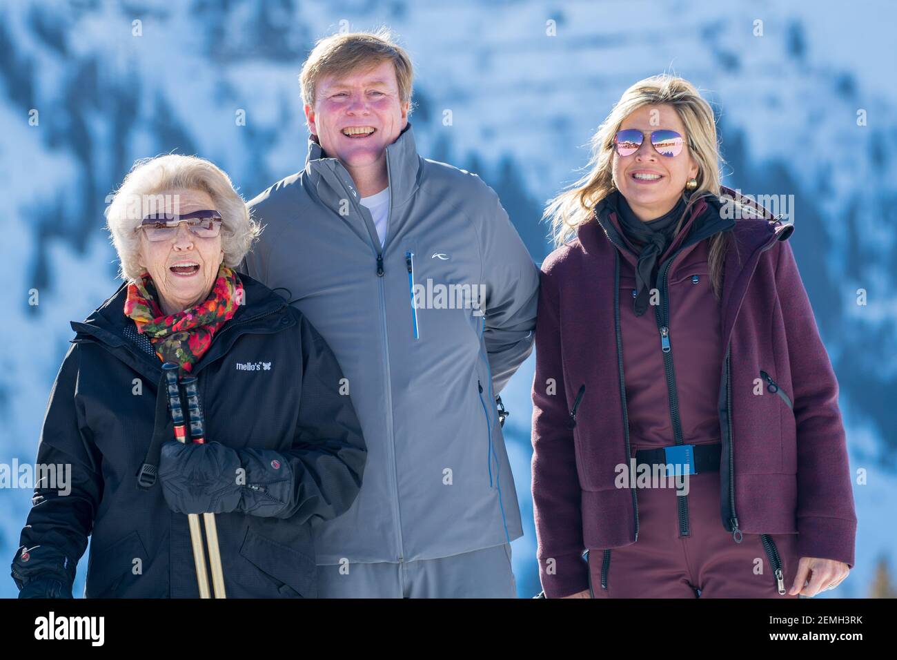 King Willem-Alexander, Queen Maxima and Princess Beatrix during the ...