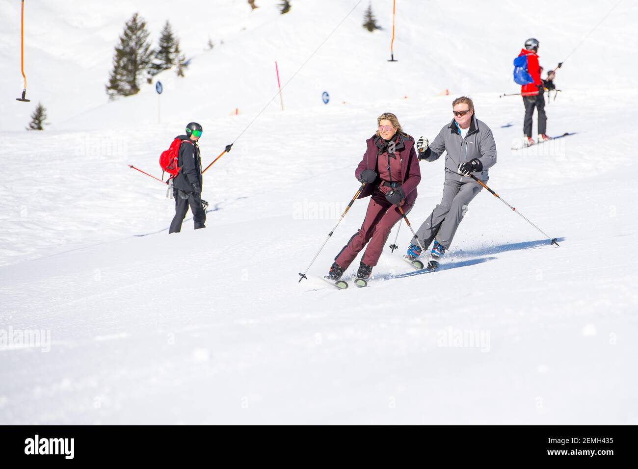 King Willem-Alexander, Queen Maxima during the annual winter Royal ...