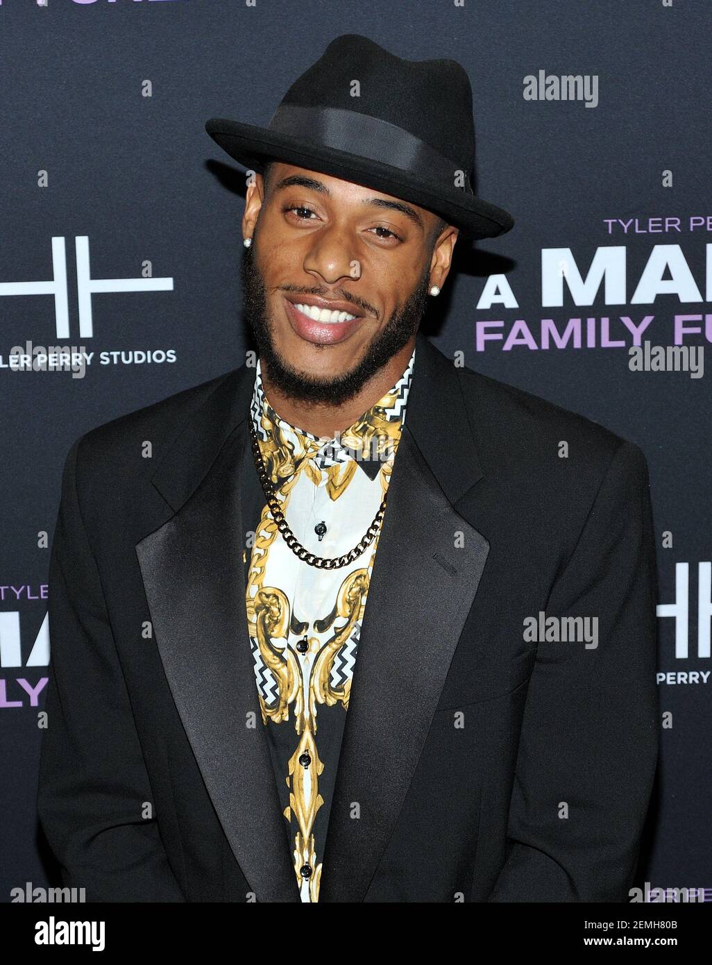 Actor Courtney Burrell attends the NY special screening of Tyler Perry