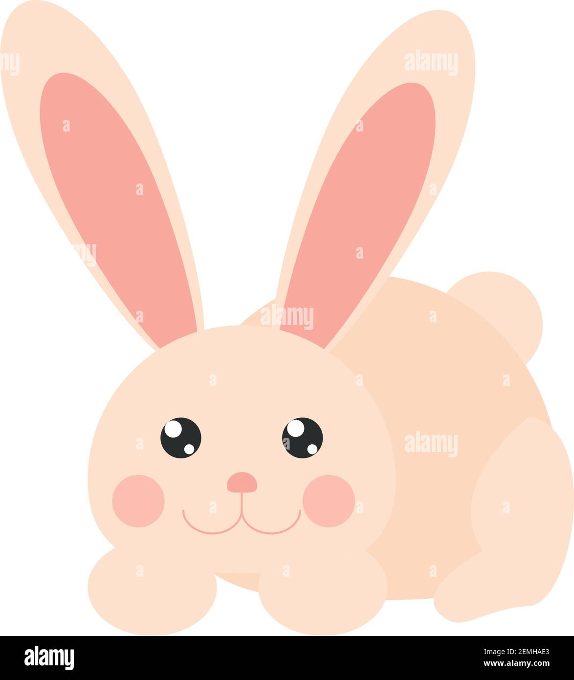 cute rabbit cartoon animal isolated Stock Vector Image & Art - Alamy