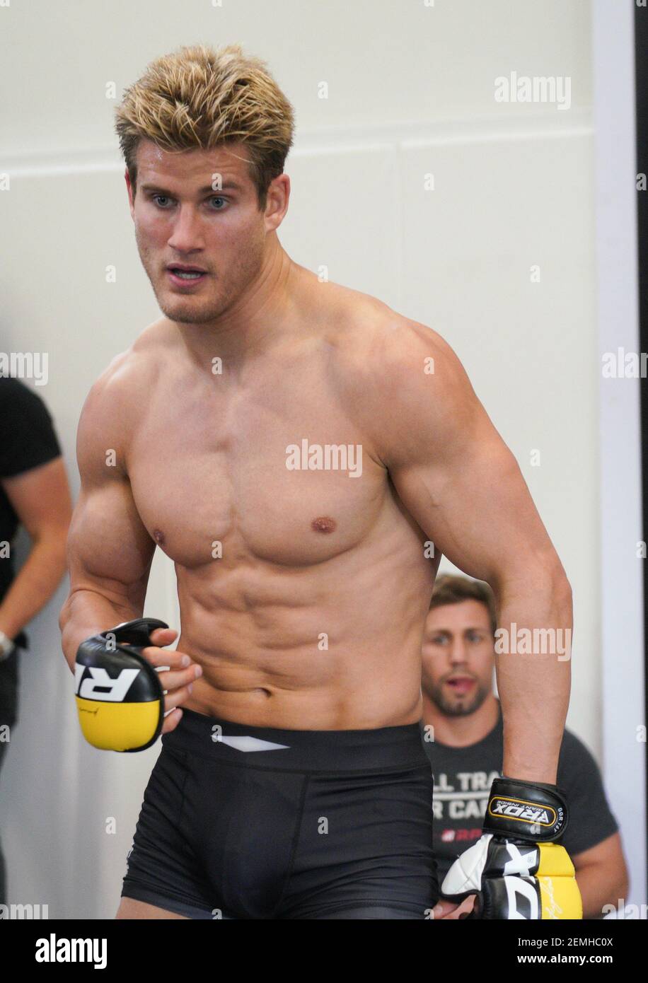 Sage Northcutt during ONE Championship Open Workout held at Clube LA on February 26, 2019 in Los