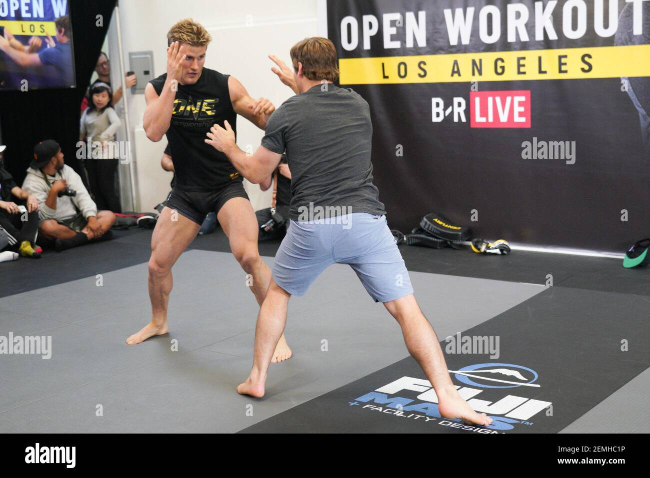 Sage Northcutt during ONE Championship Open Workout held at Clube LA on
