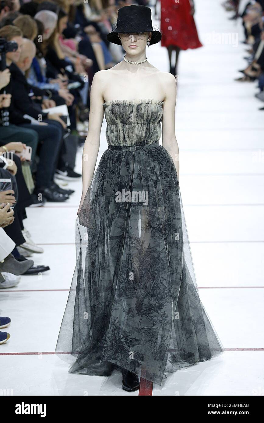 Natalia Trnkova walks on the runway during the Christian Dior Ready To ...