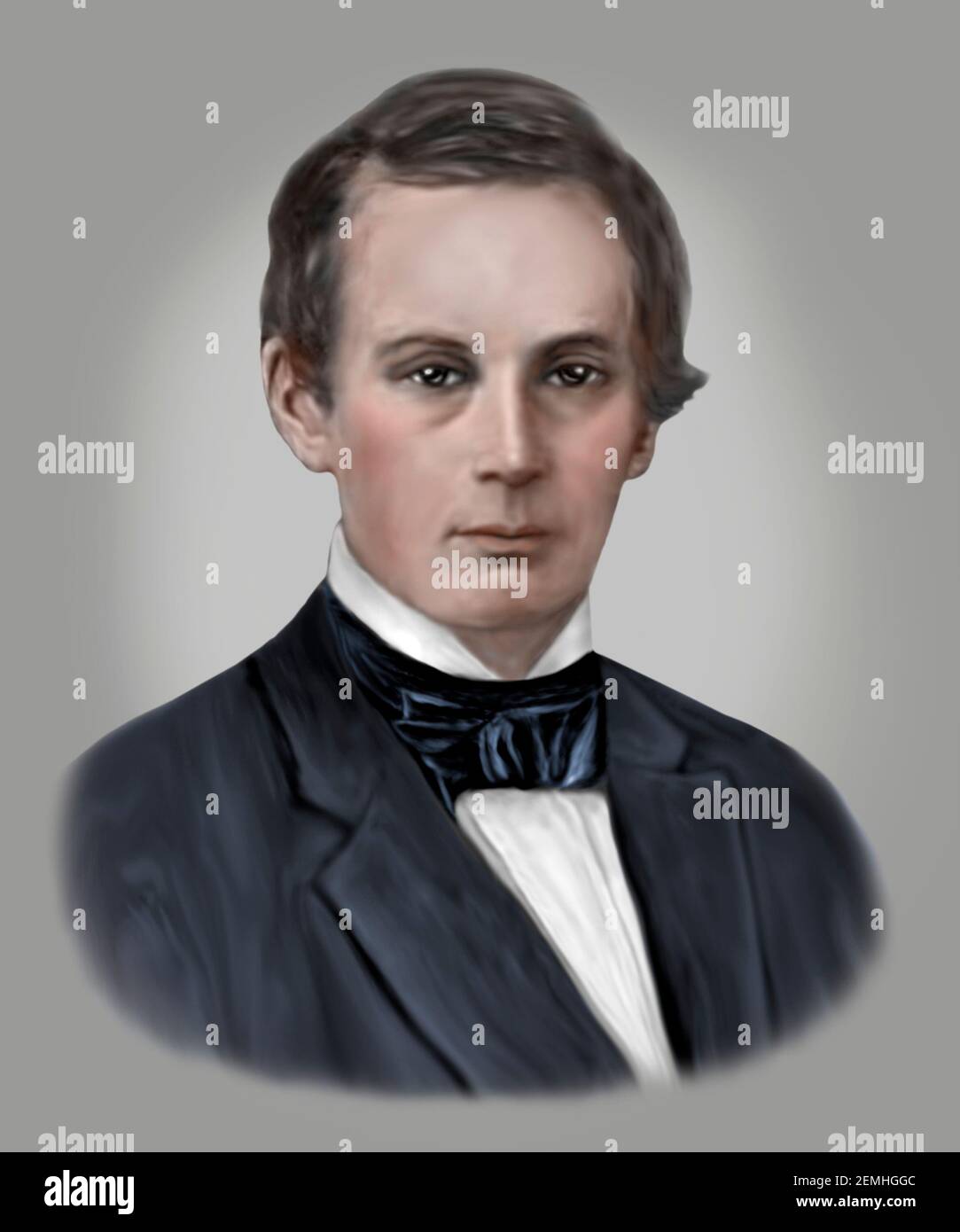Anders Jonas Angstrom 1814-1874 Swedish Physicist Stock Photo