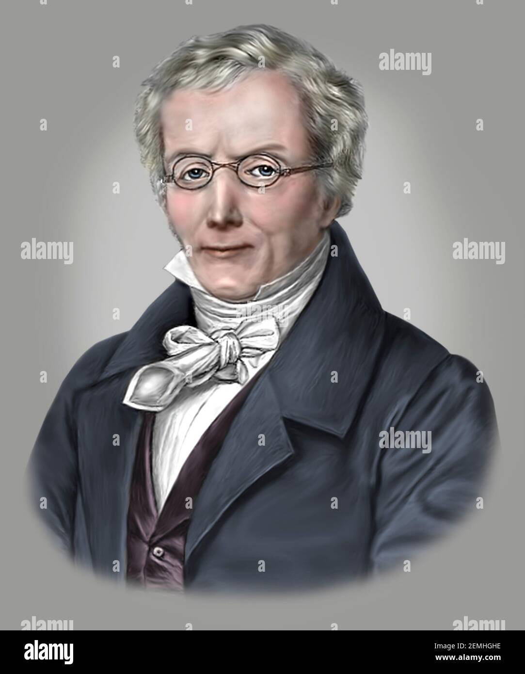 Jean Etienne Dominique Esquirol 1772-1840 French Psychiatrist Stock Photo