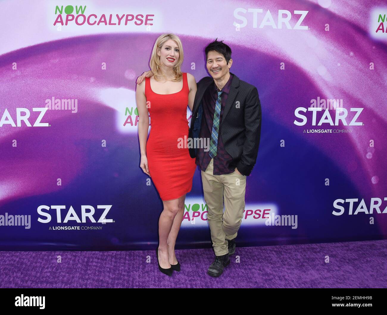 (L-R) Karley Sciortino and Gregg Araki at the "Now Apocalypse" Los