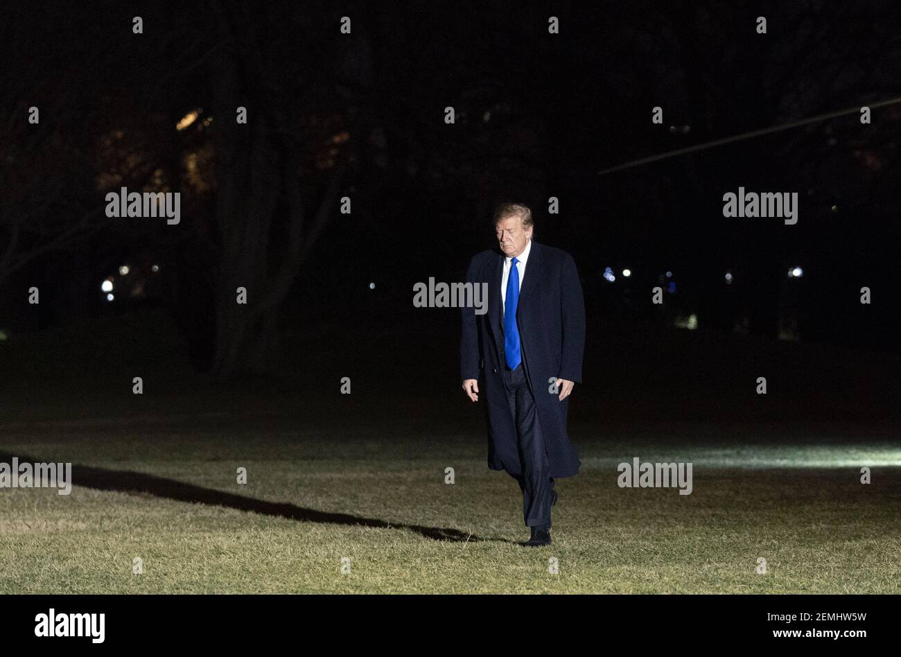 United States President Donald J. Trump returns to the White House in ...