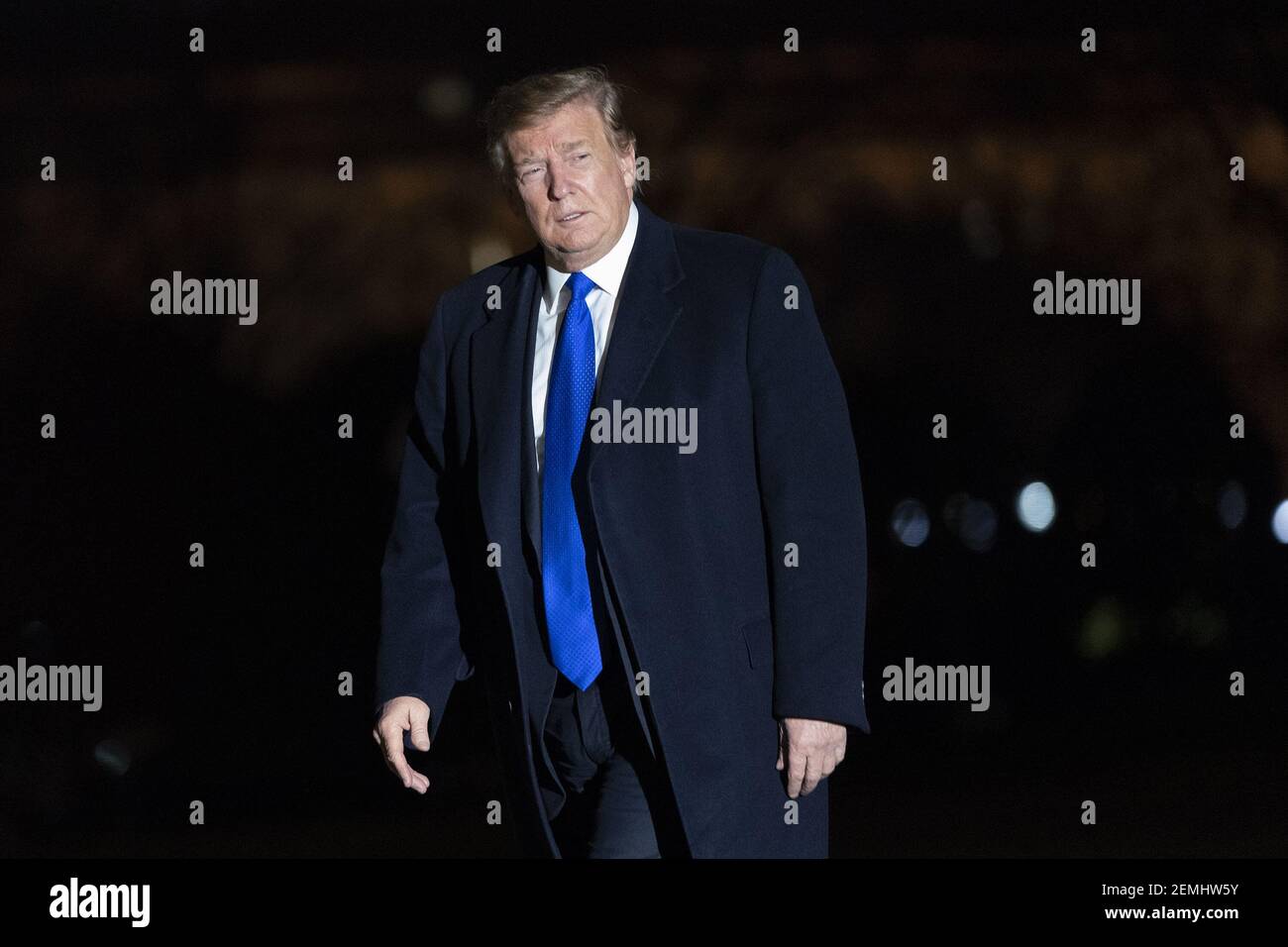 United States President Donald J. Trump returns to the White House in ...