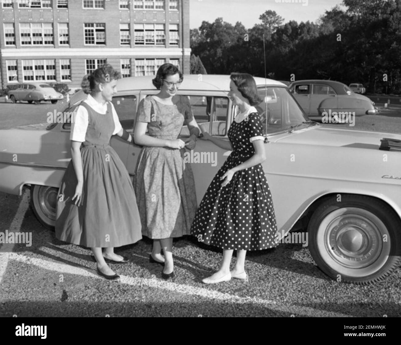 A,MERICAN TEENAGERS IN 1957 Stock Photo