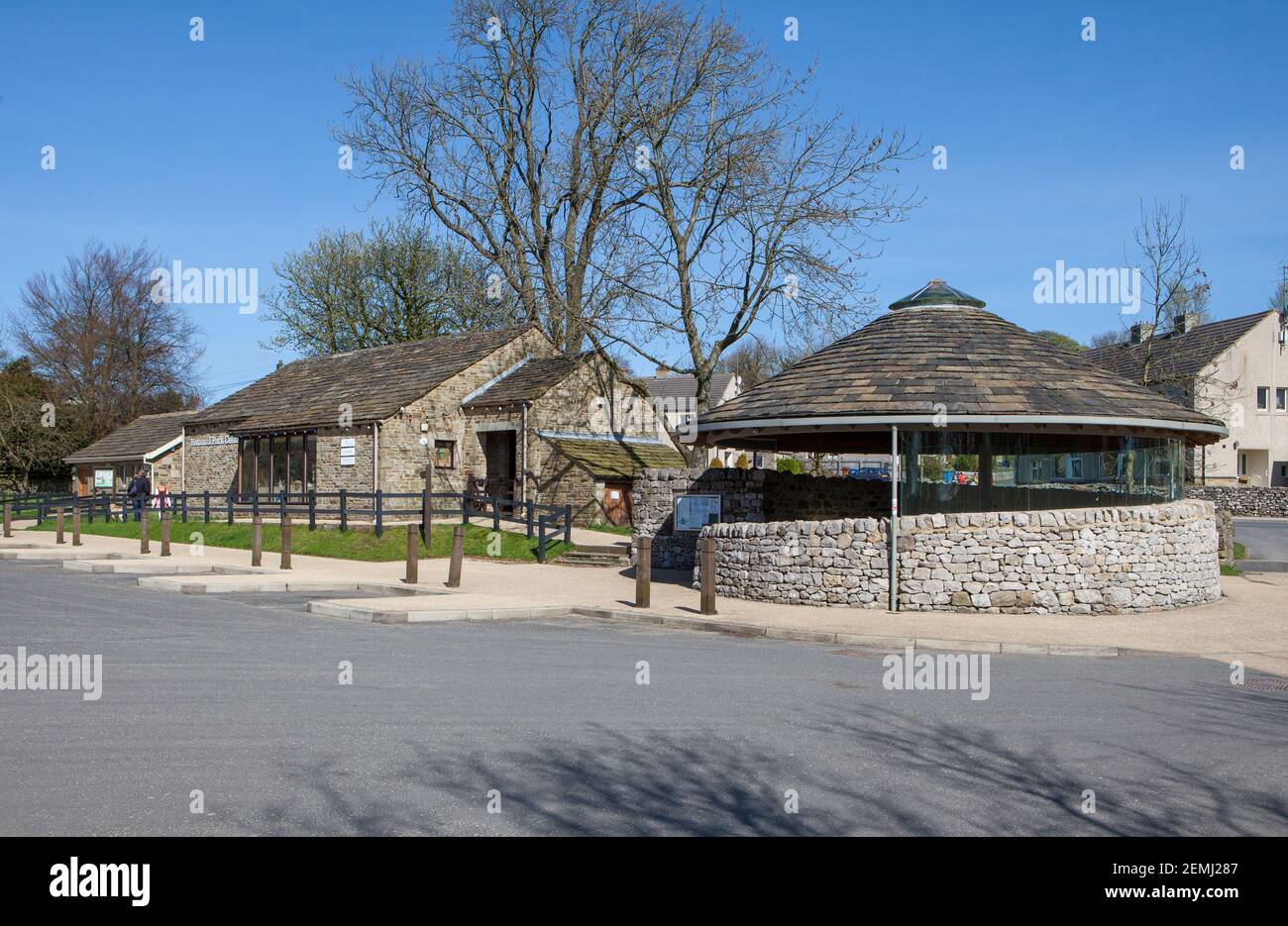 The National Park Centre in Grassington, Wharfedale, North Yorkshire Stock Photo