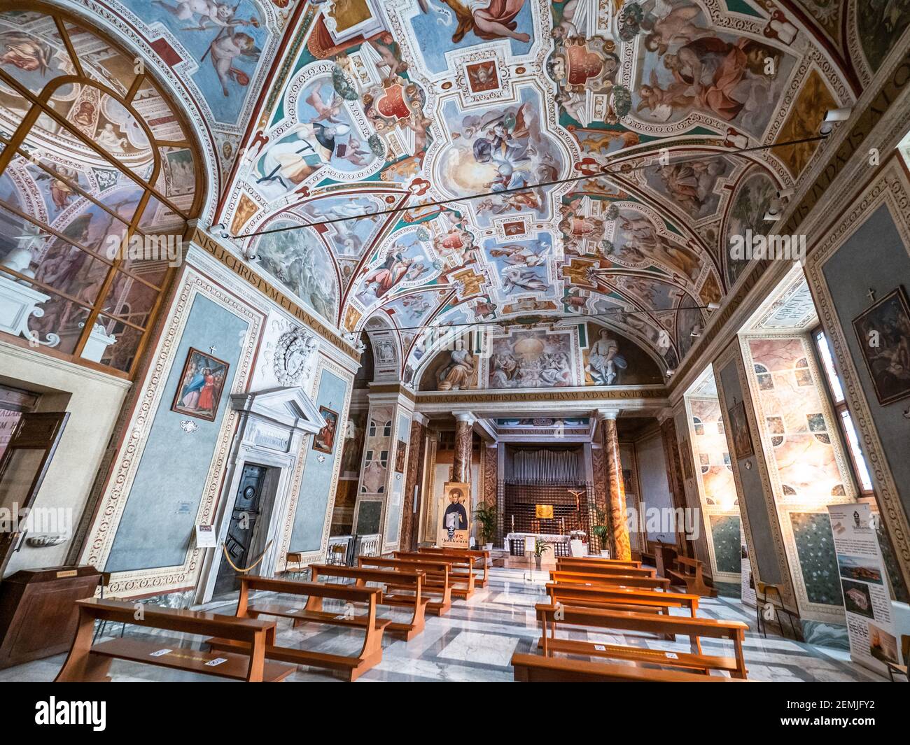 Oratory of San Silvestro in Palatio church - Rome, Italy Stock Photo - Alamy