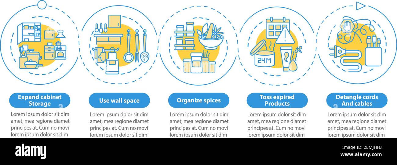 Freeing up storage space vector infographic template Stock Vector Image ...