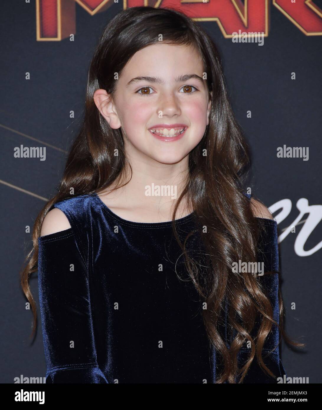 Abby Ryder Fortson arrives at the Marvel Studios "Captain Marvel" Los(04)