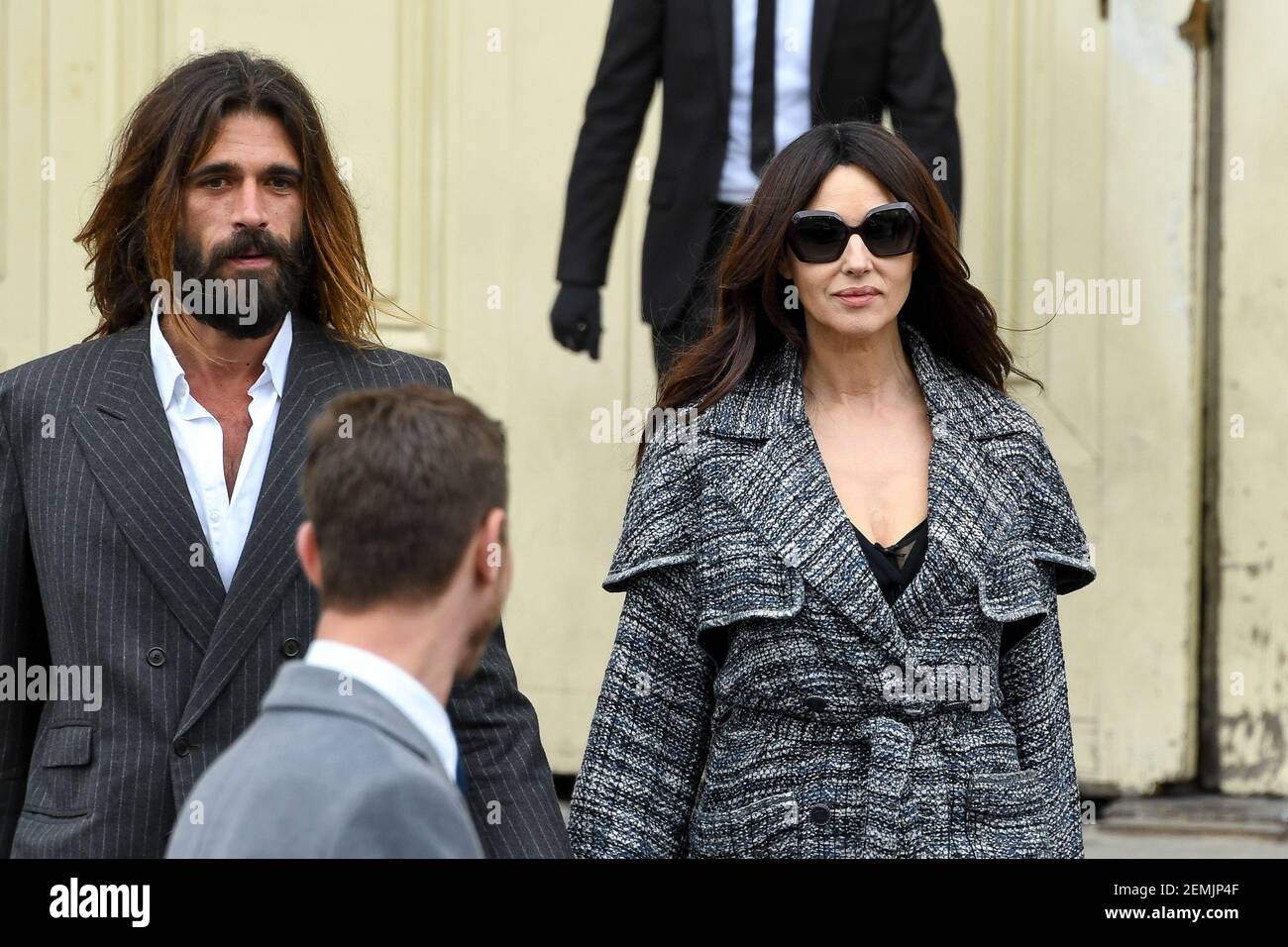 Monica Bellucci first appearance with boyfriend Nicolas Lefebvre arrives at  the PFW Chanel F/W 2019/2020 fashion show in Paris, France on March 5,  2019. (Photo by Lionel Urman/Sipa USA Stock Photo - Alamy