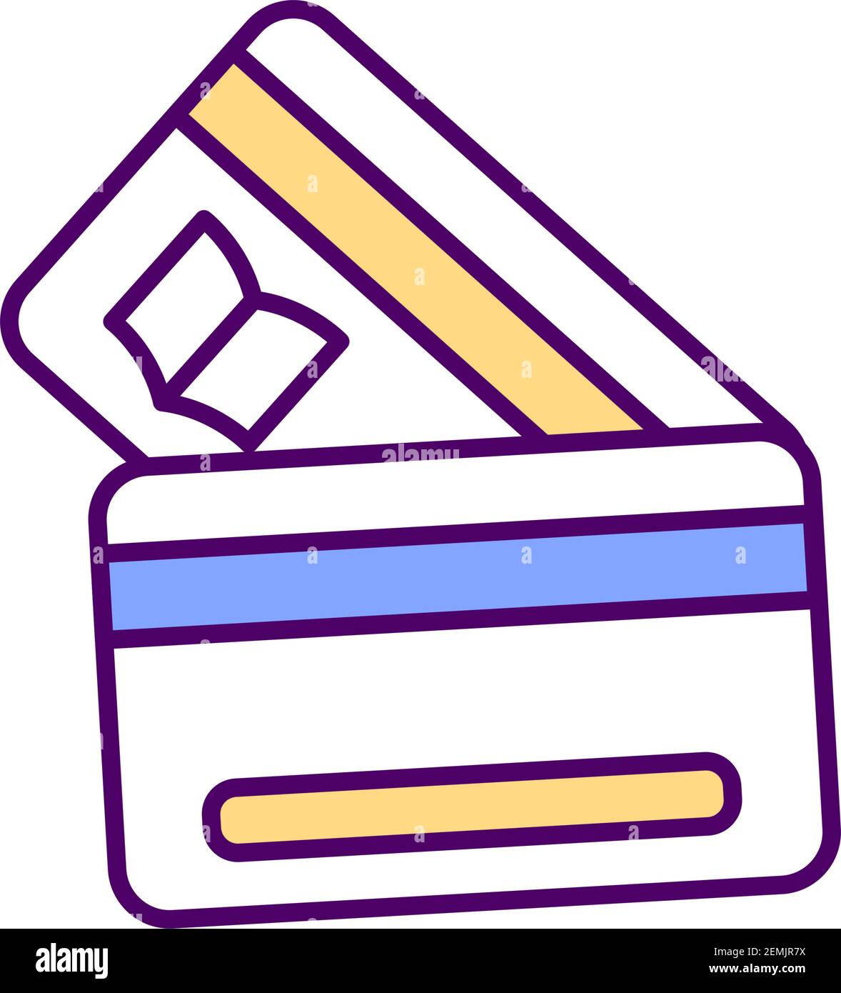 Electronic subscriptions to the library RGB color icon Stock Vector