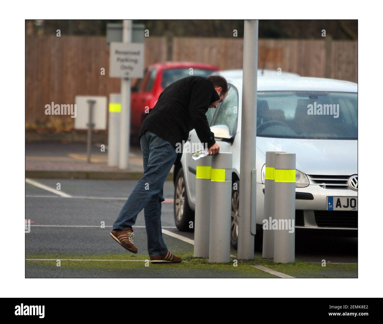 Simon Usborne in a driving simulator the morning after a night of heavy