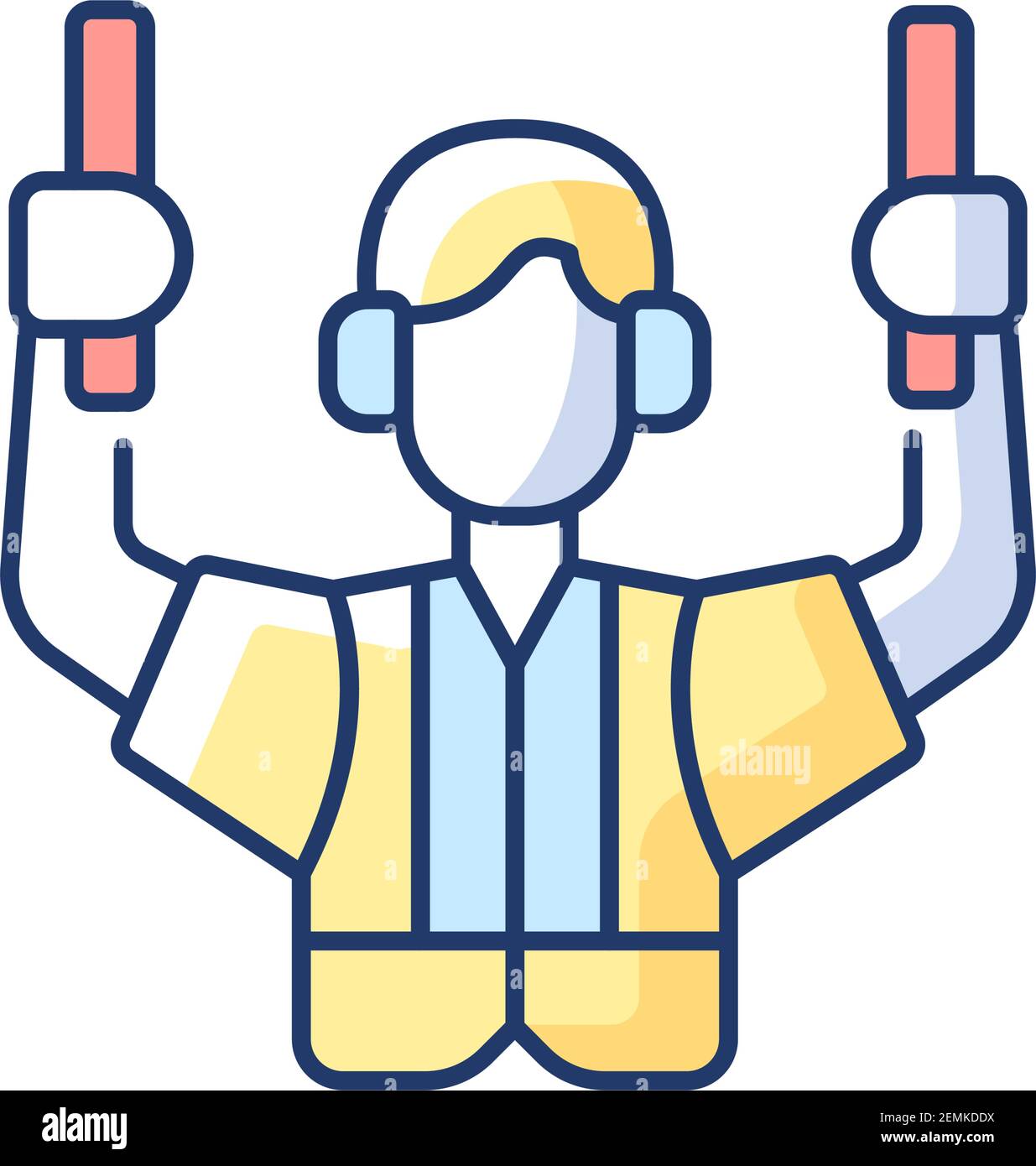 Ground handling RGB color icon Stock Vector Image & Art Alamy