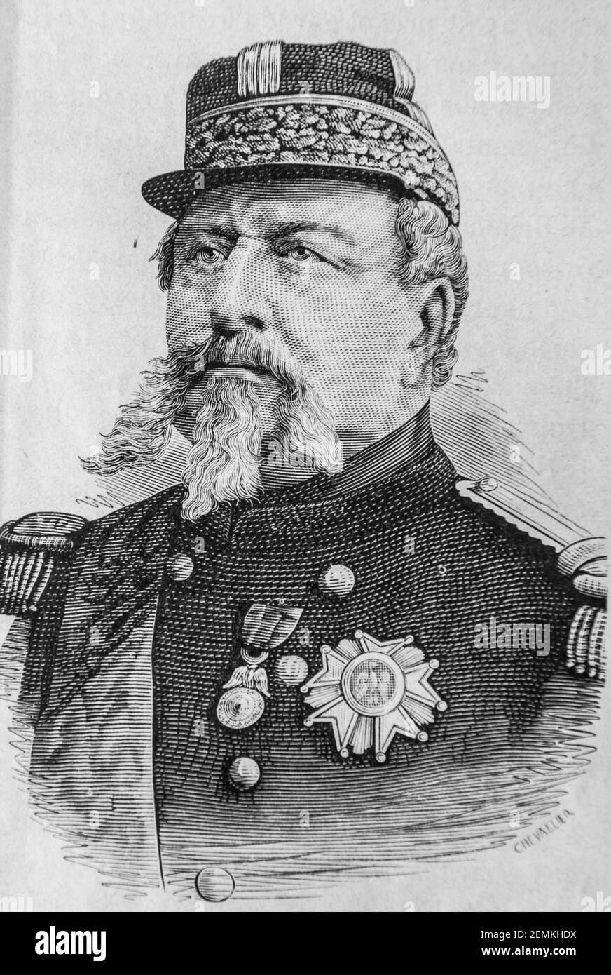 marechal leboeuf, 1861-1875 ,histoire de france par henri martin,editeur  furne 1880 Stock Photo - Alamy