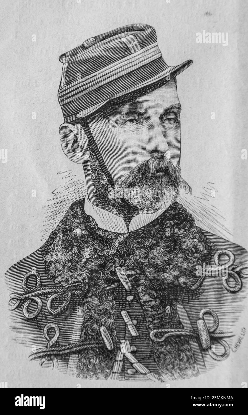 duc de chartres, 1861-1875 ,histoire de france par henri martin,editeur furne 1880 Stock Photo