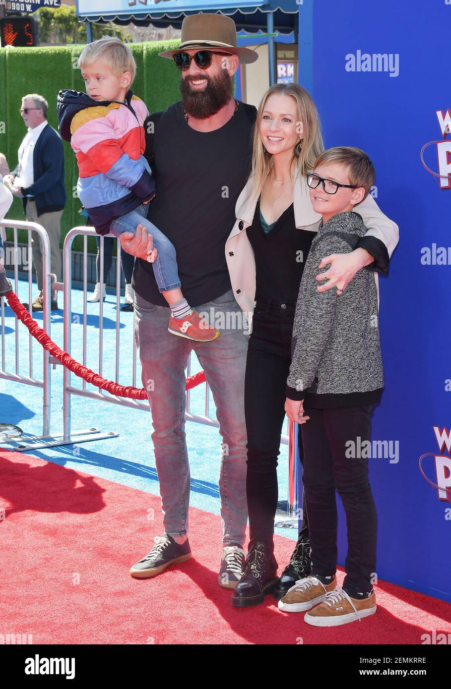(LR) Phoenix Andersen, Nathan Andersen, A.J. Cook and Mekhai Andersen