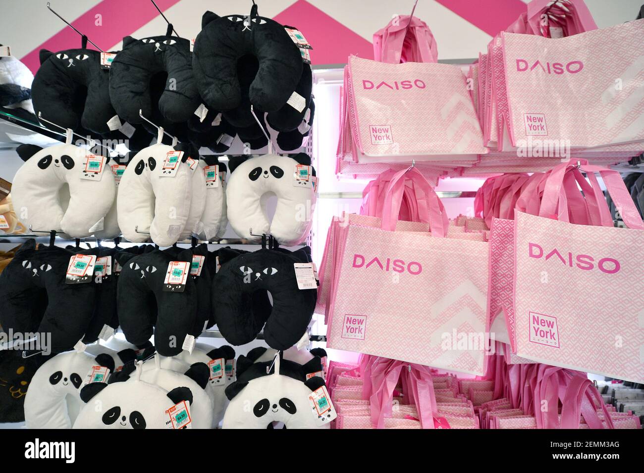 Inside few of the newly opened Daiso, japanese "dollar discount" store