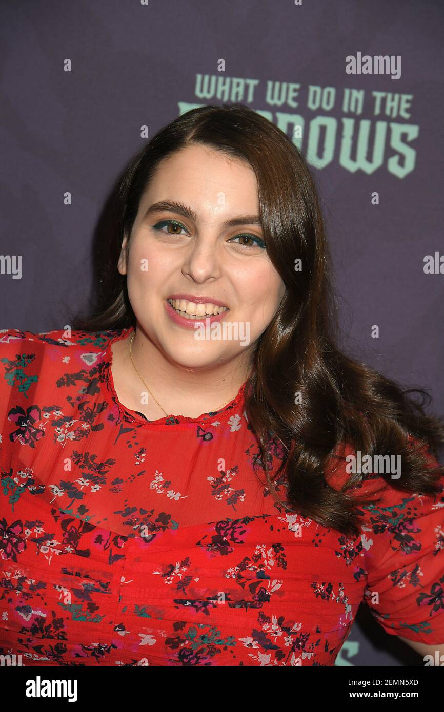Actor from "What We do in the Shadows" Beanie Feldstein attends FX's "What  We Do In the Shadows" on March 19, 2019 at Metrograph in New York, New  York, USA. Robin Platzer/