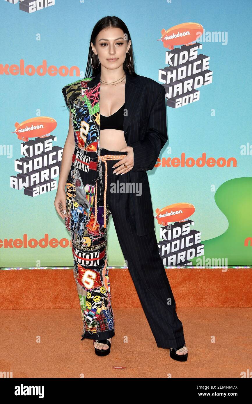 Brianna Mazzola at Nickelodeon's 2019 Kids' Choice Awards held at Galen