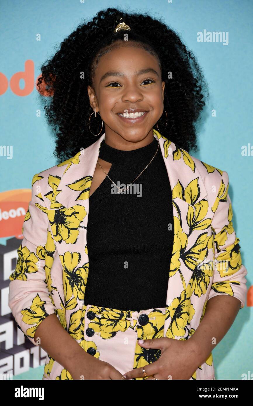 Priah Ferguson at Nickelodeon's 2019 Kids' Choice Awards held at Galen