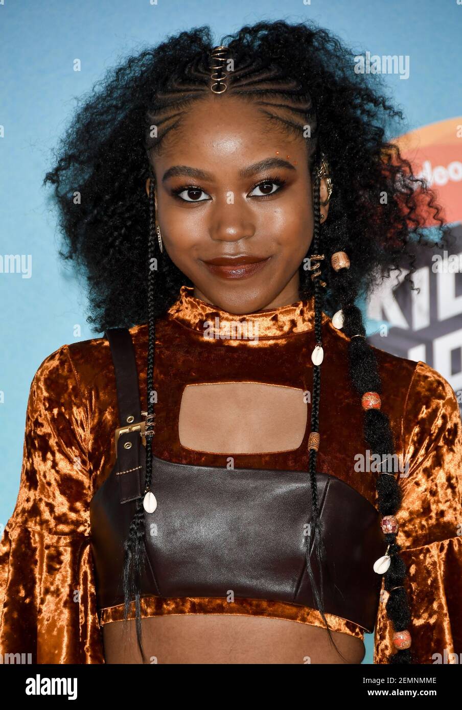 Riele Downs at Nickelodeon's 2019 Kids' Choice Awards held at Galen