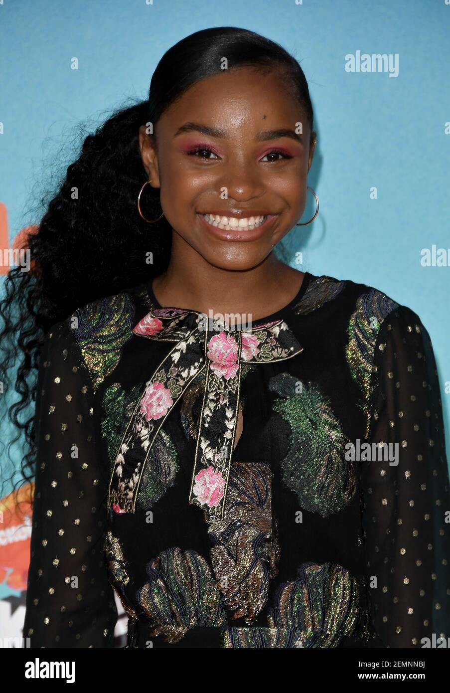 Saniyya Sidney at Nickelodeon's 2019 Kids' Choice Awards held at Galen ...